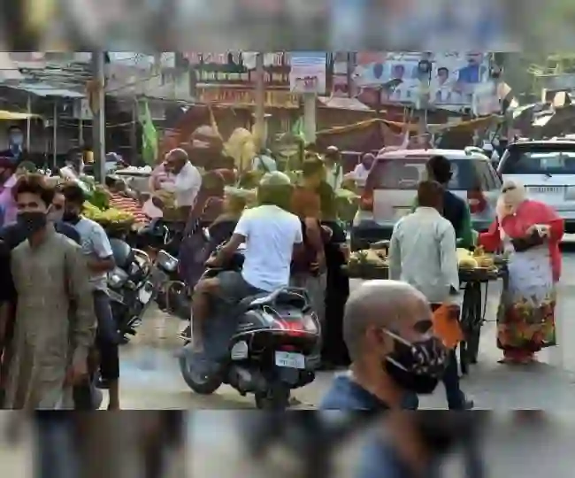  Lucknow Corona Curfew of लखनऊ में दिखावे का कोरोना कर्फ्यू, चेकिंग के नाम पर खानापूर्ति ; ड्यूटी पॉइंट से पुलिस नदारद